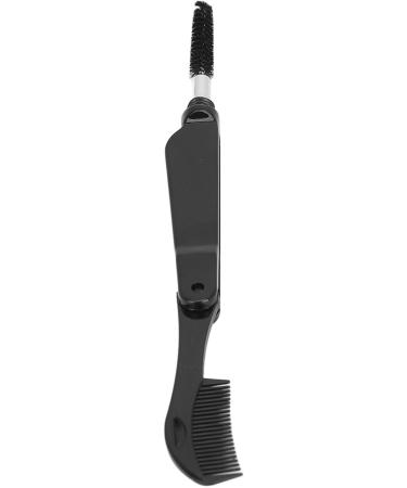 Eyelash Brush Comb Portable Hygienic Plastic Lightweight Reusable Multifunctional Eyebrow Brushes for Makeup (Black) - Buy Online on SooperMarket.com