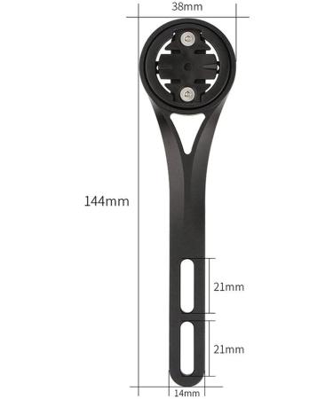 2022 Aero Handlebar Cycling Computer Mount for Garmin, Wahoo, CatEye, Bryton - GoPro and Bike Light Compatible - Buy Online on SooperMarket.com