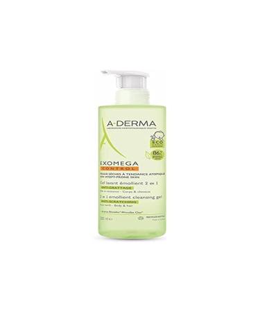 A-DERMA Exomega Control 2in1 Emollient Cleansing Gel Anti-Scratching 500ml