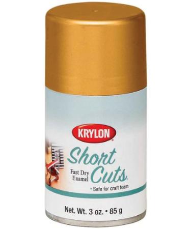 Krylon KSCS029 Short Cuts Aerosol Spray Paint  Gold Leaf  3 Ounce Aerosol Gold Leaf