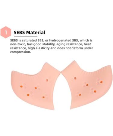 2 Pairs Gel Silicone Heel Cover Protector for Plantar Fasciitis, Orthopedic Bunion Corrector - Foot Pain Relief - Buy Online on SooperMarket.com