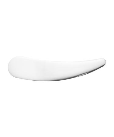 Stainless Steel Spoon Beauty Spatulas Cosmetics Spoon Makeup Pick Spoons Eye Cream Spoon Facial Cream Spoon Face Cream Scoop Makeup Spatula Mini Makeup Spoon Beauty Scoop 7x2x0.2cm Silver
