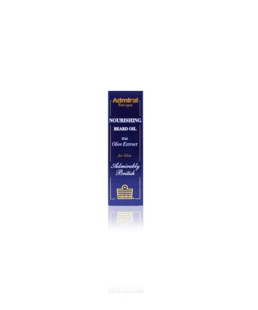 Admiral Male Grooming Beard Oil with Olive Extract & Luxury Comb - Nourishing Beard Care for Men 1.0 oz - Buy Online on SooperMarket.com