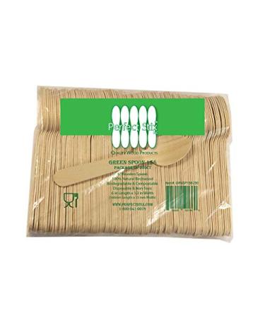 Perfect Stix 6.25" Wooden Cutlery Spoons- Pack of 250ct
