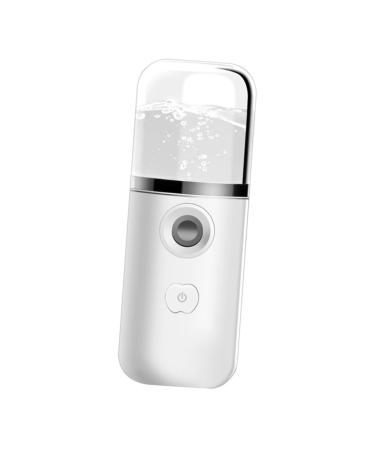 Healeved 2pcs Hydrating Instrument Moisturizing Spray Water Bottle Portable Mist Sprayer Abs White