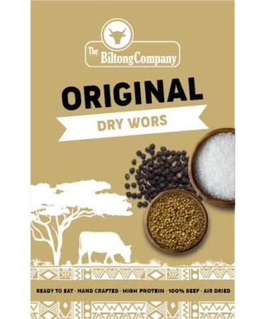 Dry Wors 1kg Natural Spicy Beef Droewors by The Biltong Company - High Protein, Keto Diet-Approved Boerewors Sausage 1 kg - Buy Online on SooperMarket.com