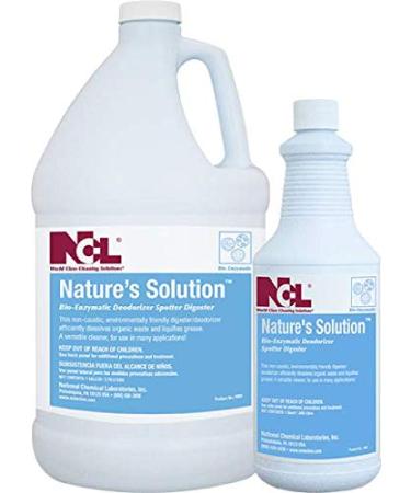 Nature's Solution Bio-Enzymatic Deodorizer/Spotter/Digester 1-32 oz Qt.