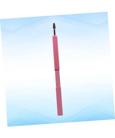 Retractable Brush for Lipstick Cosmetics Lip Brush Makeup Brush Tool Lip Brush Applicator Lipstick Brush Lipstick Applicator Metal Rod Portable Travel Pink - Buy Online on SooperMarket.com