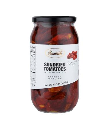 Sanniti Sun Dried Tomatoes in Olive Oil, 35 oz