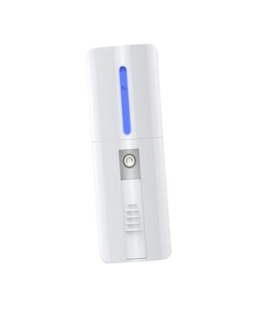 Mikinona 1pc Hydrating Instrument Cool Mist Sprayer Air Humidifier Moisturizer Abs Moisturizing White