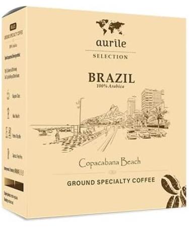 AURILE Brazil Ground Specialty Coffee 100% Arabica 125g - Buy Online on SooperMarket.com