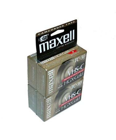 Maxell TC-30 VHS-C Videocassettes (4-pack)