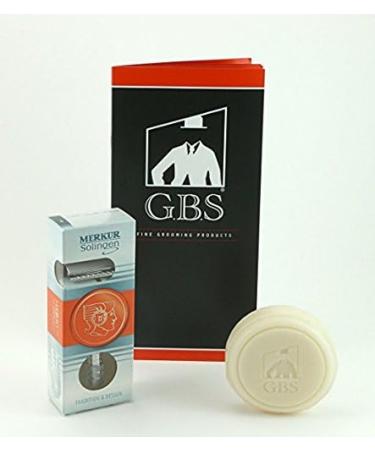 GBS Gift Set - Comes with Gift Box - MK Safety Razor Pure Badger Shaving Brush Brush and Razor Stand Chrome Bowl 3 Pack of GBS Shaving Soap and 25 Blades! - Buy Online on SooperMarket.com