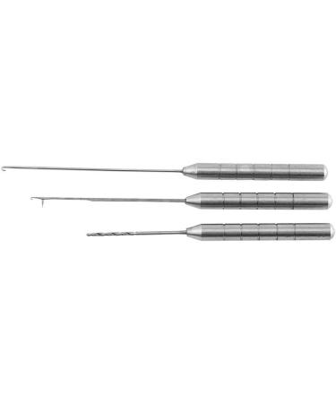 Alomejor 3Pcs Set Aluminum Alloy Bait Needle Fish Drill Rig Kit - Perfect Rigging Tool for Anglers - Buy Online on SooperMarket.com