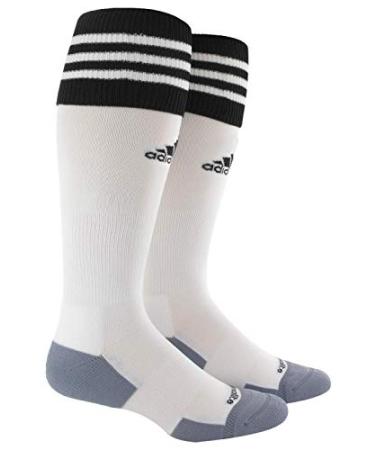 adidas Copa Zone Cushion II Soccer Sock (1-Pair) Small White/ Black