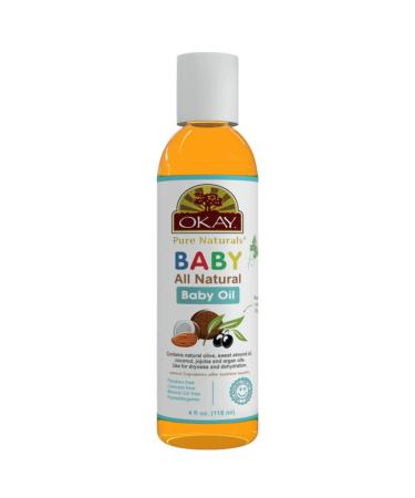 Okay Baby Oil All Natural 236ml, 4 Ounce (OKAY-BABYO4)