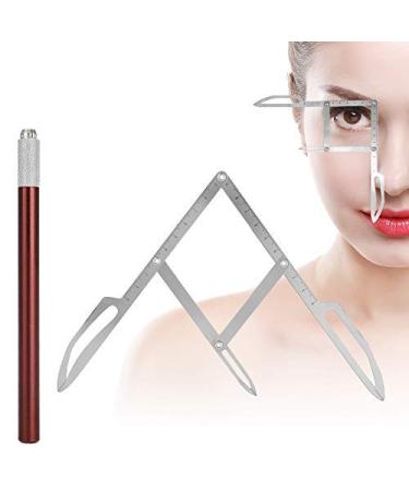 Golden ratio of eyebrows LINEAL practical eyebrow shape stencil with scale eyebrow trade fairs tool semi permanent make -up accessories