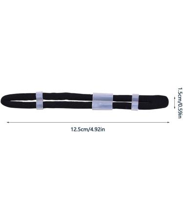 Adjustable Archery Finger Sling Soft Elastic Cloth for Recurve Bow Hunting - M Black - Buy Online on SooperMarket.com