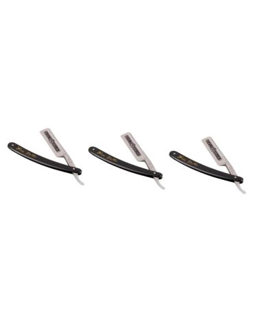 Angoily 3 pieces 66 nail stand dalmatian ears eyelash case women razor blade to shave hairdressing gifts for men razor from steel manual razor