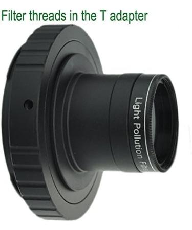 Gosky Metal 1.25'' Telescope Camera T-Adapter and Nikon T2 T-Ring Adapter for DSLR - Compatible with Nikon D90, D80, D70, D60, D50, D40x, D40, D800, D700 and More Nikon SLR Cameras - Buy Online on SooperMarket.com