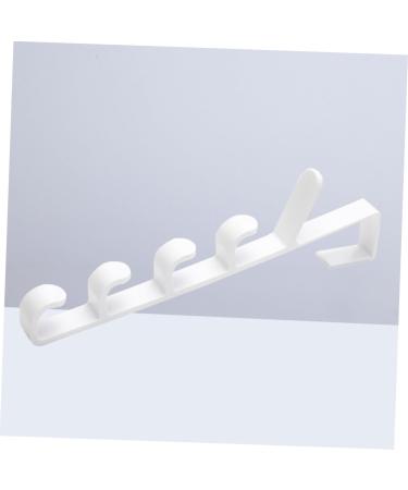 Hemoton 4 pcs Coat Over Hanger Holders Door Plastic Multifunctional Hanging Towel Portable White Hooks Hat 2pcsx2pcs Whitex2pcs - Buy Online on SooperMarket.com