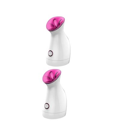 Baluue 2pcs Facial Spa Steamer Portable Facial Mister Face Humifigier Facial Care Steamer Facial Steamer