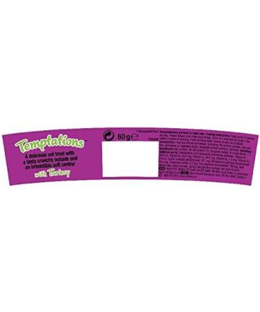 Whiskas Temptations Cat Treats with Turkey - Crunchy 8x60g (Pack of 8) - International Shipping Available - Buy Online on SooperMarket.com