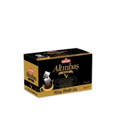 Caykur Altinbas Black Tea for Brewing Altinbas Demlik Poset Cayi Sade 200 g (40x5g)