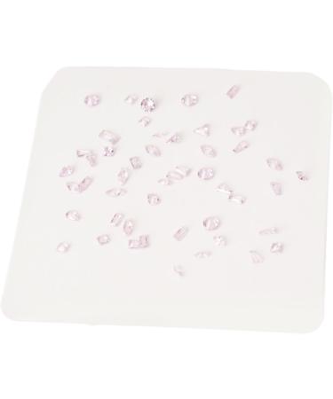 50pcs 3D Nail Pointed Bottom Glass Rhinestones Nails Art For Projects And Clothing Embellishments Nail Embellishments Translucent powder - Buy Online on SooperMarket.com