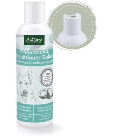 Aniforte Fellharmonie Conditioner for Dogs 200ml - Natural Coconut Oil & Aloe Vera Rinse for All Coat Types Perfume-Free International Shipping - Buy Online on SooperMarket.com