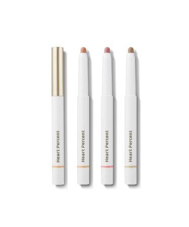Heart Percent Mood Lip Pencil 0.8g - Long-Lasting Creamy Lip Crayon in Creamy Pink - Buy Online on SooperMarket.com