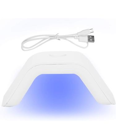 Nail Dryer Lamp Mini 2W LED UV Single Finger Drying Lamp with 45s/60s Timer Setting No Damage Hands Nail Gel Curing Lamp USB Charge (Yinhingbe51gsrvqm-11) - Buy Online on SooperMarket.com