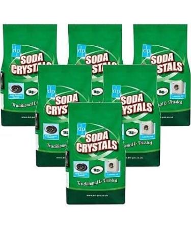 Dri Pak Soda Crystal 1kg || Cleans Sinks Drains and Freshens Washing Machines || Use in Laundry - 1kg (Pack of 6) - Buy Online on SooperMarket.com