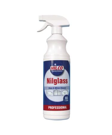 6 x 1 Litre Nilco Nilglass Professional Glass & Mirror Cleaner H3