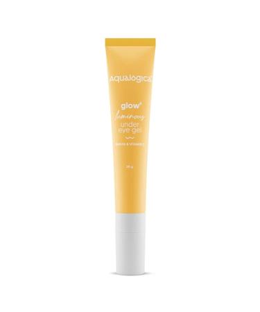 Glow+ Under Eye Gel | Helps Reduce Dark Circles Puffiness & Wrinkles | Deeply Hydrates Delicate Eye Skin | Enriched with Papaya & Vitamin C | 0.71 Oz/20g
