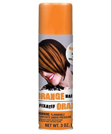 Color Hair Spray 3oz-Orange Orange 3 Ounce (Pack of 1)