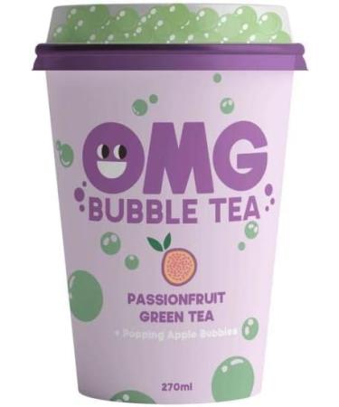Bubble Tea | Passion Fruit Green Tea With Popping Apple Bubbles 270ml Delicious Tasty And Twisty Treat (3)