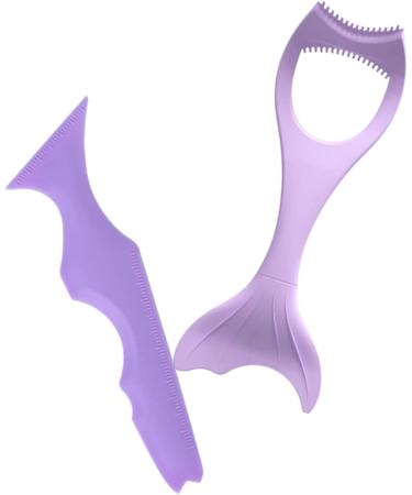 MAGICLULU 8 Pcs Make up Aid Tools Eyeliner Guard Eyelash Grafting Tool Eyelash Kits Cosmetic Purple - Buy Online on SooperMarket.com