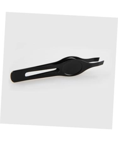 Didiseaon 1 Make up Kit Eyebrow Tweezers for Women Nasal Spray Pointed Tweezers Facial Hair Removal Tool Metal Eyebrow Tweezer Splinter Tweezers Miss Banana Clip Eyebrow Trimming 9x1cm Black - Buy Online on SooperMarket.com