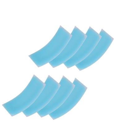 Healeved 8pcs Gelt Fever Patch for Kids Fever Forehead Patch Fever Head Patch Fever Reducer Pads Gel Pad Gel Patch Reboot Cool Paste Cooling Paste Summer Cooling Sticker Blue Aldult Set