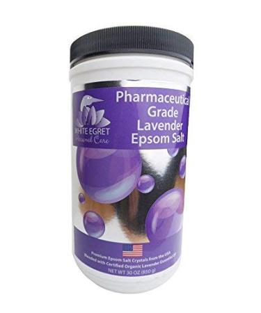 WHITE EGRET Epsom Salt  Lavender  2.5 Pound