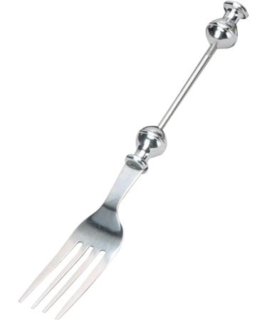 Funny Cake Bread Forks Bead Stringing Round Spoon Stainless Steel Dessert Forks Multi-Functional Kitchen Tool Fruit Fork Bead Stringing Fork - Buy Online on SooperMarket.com