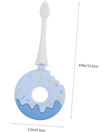 FOYTOKI Children's Toothbrush - Portable Silica Gel Cleaning Brush for Kids - 1 Pack - Blue - Buy Online on SooperMarket.com