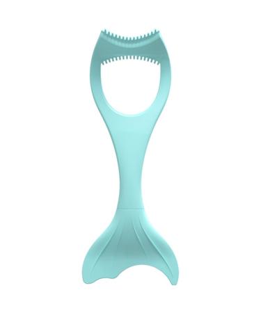 PACKOVE Silicone Mascara Shield Lash Makeup Applicator Eyelash Mascara Aid Silicone Eyeliner Guide Blue