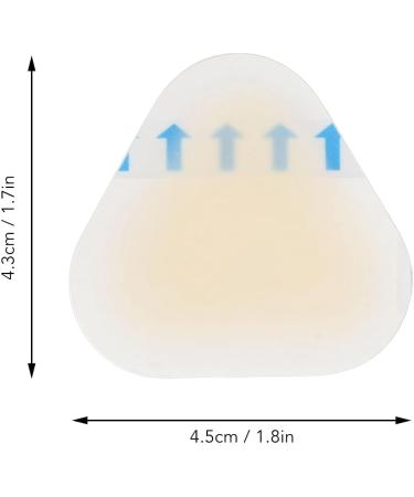 12 Sheets Moleskin Blister Plasters for Feet Waterproof Blister Bandage Foot Care Tape Patches Waterproof Adhesive Foam Blister Sticker Moleskin Pads for Women Men(Triangle) 12 Sheet#2 - Buy Online on SooperMarket.com