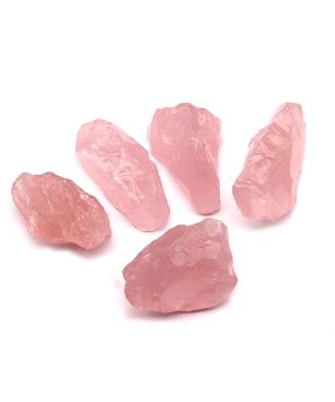 for 100G Natural Raw Pink Rose Quartz Crystal Rough Stone SpecimenCrystal Love Natural Stones and Minerals Fish Tank Stone FUZEGRDLI 2-4pcs