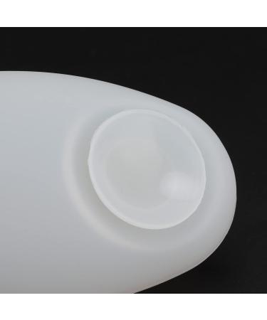 Zerodis Portable Silicone Cosmetic Storage Bottle for Outdoor Travel - Lightweight and Shampoo Bottle for Camping (White) - Buy Online on SooperMarket.com