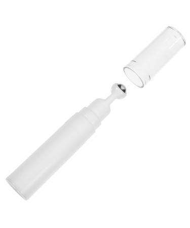 Mikinona Essential Oil Creami Eye Creams Cosmetics Applicator Refillable Cream Bottle Eye Cream Bottle with Roller Tool Essence Container White Travel Bottle Portable