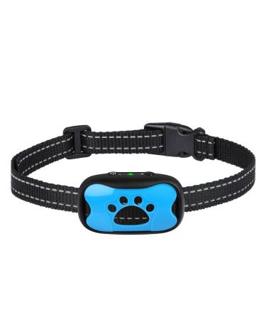 Anti Bark Collars For Dog Training - ABS Polyester Fabric 2-7 Adjustable Sensitivity Level With Beep & Vibration Dog Collar Waterproof Stop Dog Barking Device