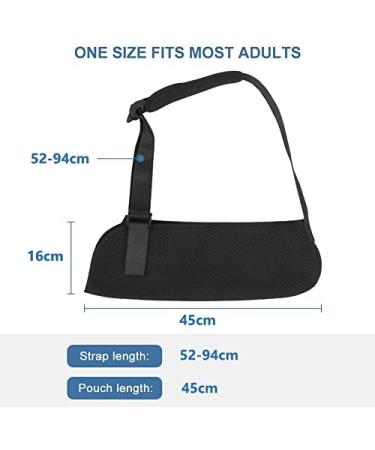 Adjustable Arm Shoulder Immobilizer with Breathable Mesh - Ideal for Injury Recovery - Buy Online on SooperMarket.com